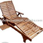 WF-015 Adjustable Chaise Lounge with tray and arms