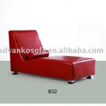 modern red chesterfield sofa-B32#