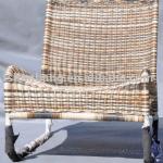 rattan chaise lounge chair-