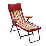 Deck Chair Leisure Beach Chair With Pillow