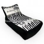 Zebra outdoor bean bag lounge