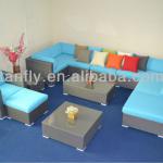 Luxury Italian style rattan sofa living room furniture
