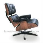 PU/Gunuine leathe eames leisure lounge chair with ottoman