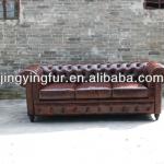 new arrival chesterfield classic sofa in european style leather 3-seaters