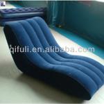 Flocked Inflatable Sofa Bed Chair,Pvc Inflatable Sofa ,Inflatable Sofa Bed