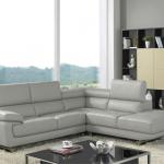 Modern Leather Sectional Sofa Valencia 2596