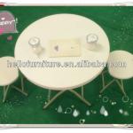 Folding Table and Stool Set Kitchen Breakfast Bar Natural.-HL-Y80