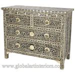 Bone Inlay Chest / Cabinet-GAI-NC-8006 BI
