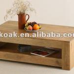 solid oak wood cube coffee table-SKG-120613011