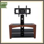 Led/Lcd cheap flat screen modern wood glass tv stand-RN1109