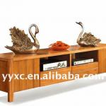 Fashionable solid wooden TV cabinet