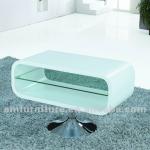 Unique high gloss white finishing MDF TV stand