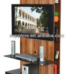 2013 New Tempered Glass LCE TV Stand Modern Design with Melamine faced MDF Board