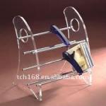 Ladder shape acrylic CD rack