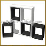 White and Black CD Rack