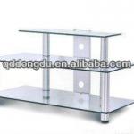 3 layers High Quality clear glass TV stand design-TVS2008SC