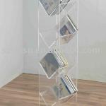 Acrylic CD Tower,Acrylic CD Shelf,Acrylic CD Rack-ZCR-009
