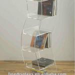 Clear Plexiglass Floor Standing CD Racks (DS-A-261)-DS-A-261
