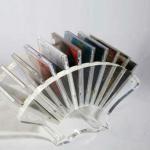 Simple Style Desktop Leather Cd Rack-cd display-3