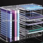 attractive clear acrylic CD/DVD storage