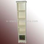FD-VS1807 Wooden CD rack with a drawer 4 layers