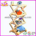 Best quality wooden cd display rack,4 layer (WJ278472)-WJ278472