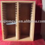 wooden cd rack