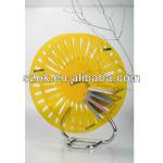 practical fashion yellow acrylic CD display rack