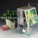 Chair shape acrylic CD rack,clear acrylic CD holder