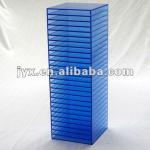 neptune blue acrylic CD display shelf racks-YYF-CD-N04