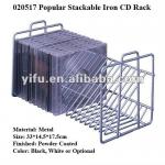 020517 Popular Stackable Iron CD Rack-020517
