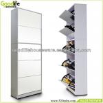 5 layers wall shoe cabinet with mirror from china