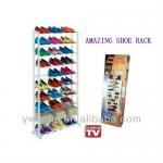 As Seen On TV Supply adjustable double layer Amazing Shoe Rack