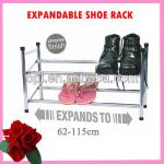 Hot !! 2 Layer Adjustable Metal Shoe Rack 122063