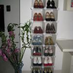 Sell new plastic shoe racks,dismountable shoe cabinet,folding shoe shelf