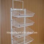 Shelf/collapsible shelf/shoe wire display rack