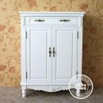 living room furniture Shoes cabinet with white paint shutter (D011)