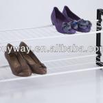 2 Tier Plastic No Tooling Stackable Shoe Rack