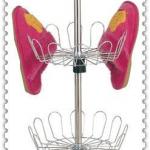 New design Iron wire chrome plating wheel shoe rack