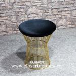 replica warren platner stool luxury gold color