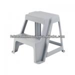 Malaysia Grey Modern Plastic 2 Step Stacking Stool-FPS 1622
