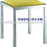 2013 Stainless Steel New Leather Stool-KSDC-014B