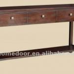 console table with mirror