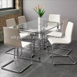 2013 New Design Fashionable glass office table-YB-XKF-04