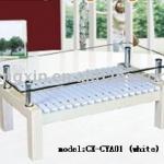 morden wooden glass coffee table