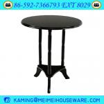 Antique wooden circular console table