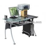 Space Saver Glass Computer Desk CT-3340A