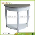 2013 new design, white, paulownia veneer, console table furniture