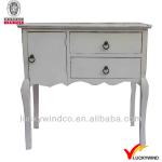 Shabby chic distressed wood console table-LWCW09307