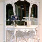 Hotel/Home Italian Wood Console Table With Mirror-P369